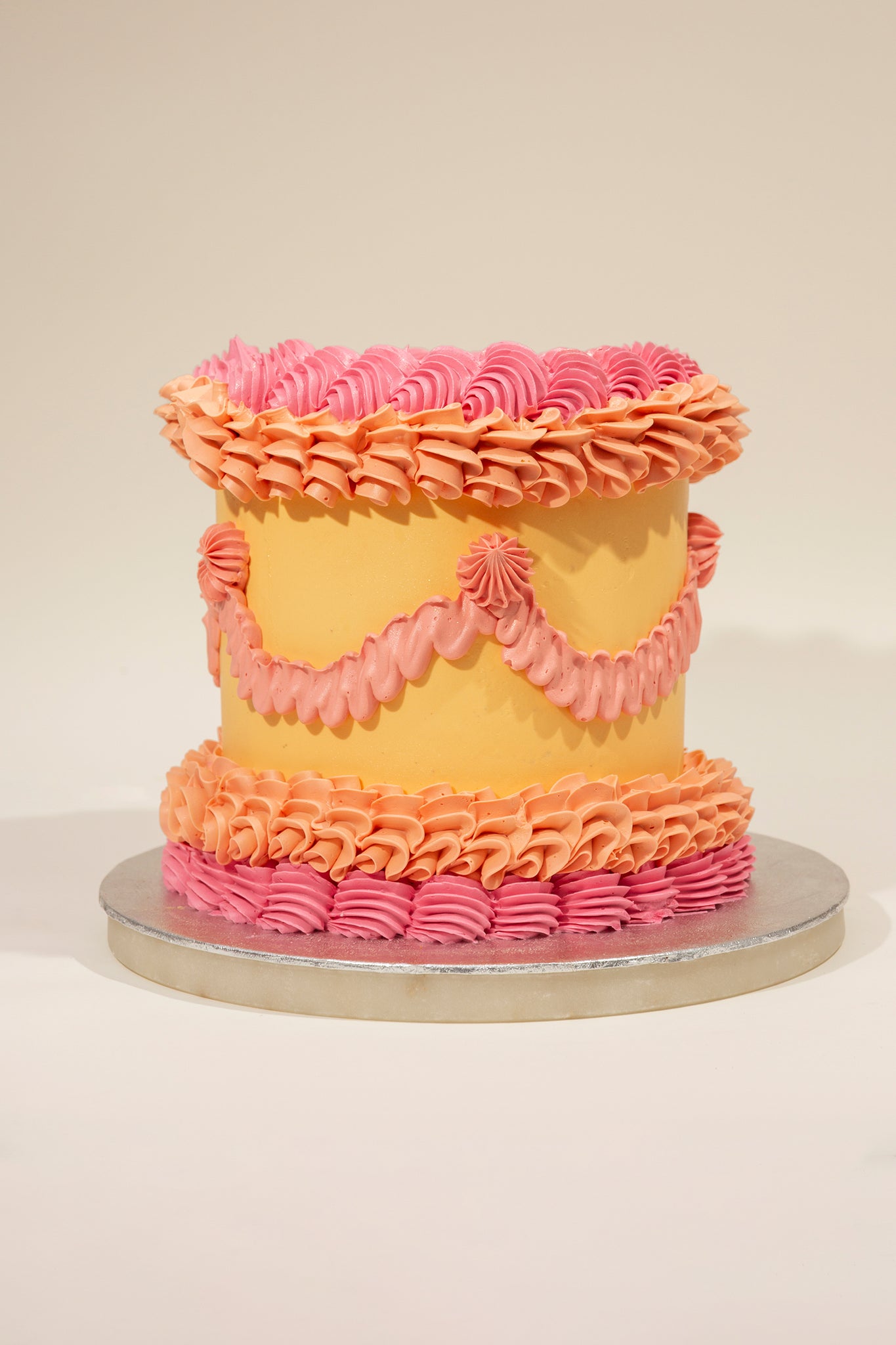 Vintage Piped Cake