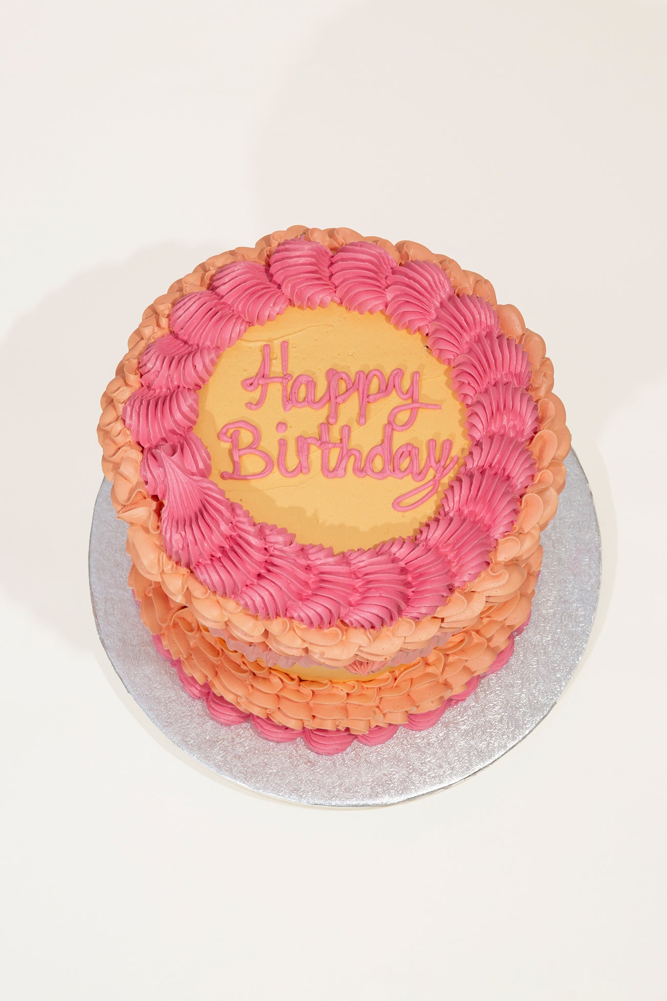 Vintage Piped Cake