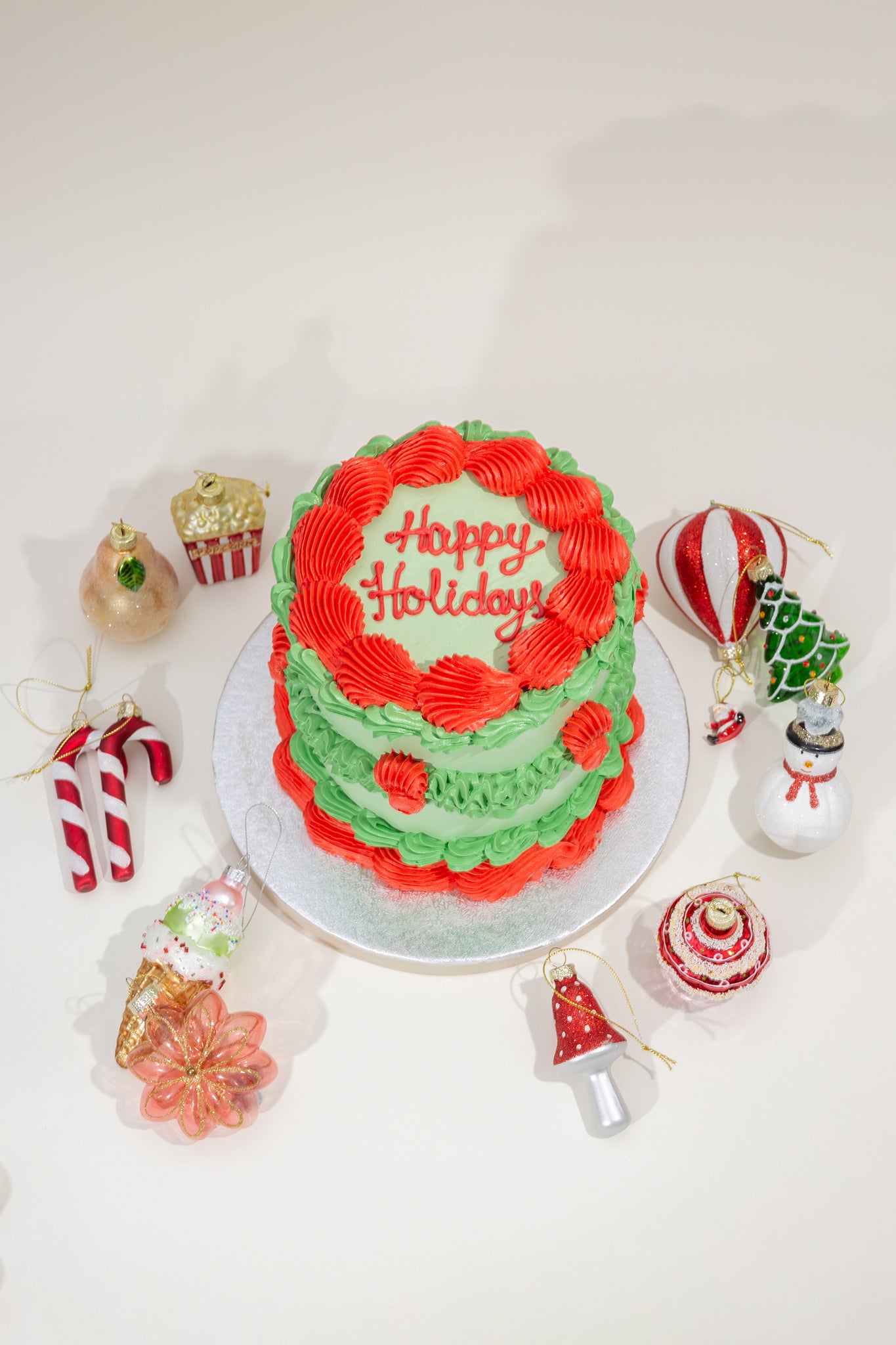Vintage Christmas Cake