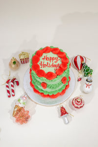Vintage Christmas Cake